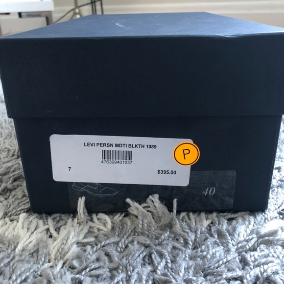 Brand New David’s Leather Dress Shoes, Retail $395+tax - NEW in box - 7 US, 40 - Picture 2 of 3